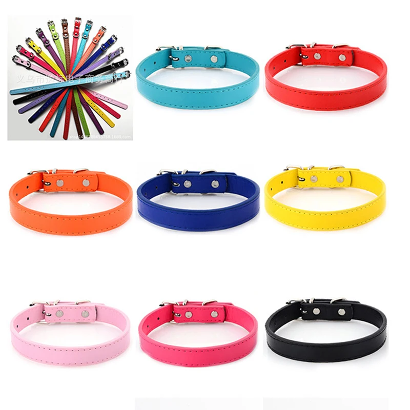 

Dog Collars Leather Pet Collar Leash For Small Medium Large Dogs Cat Collar dog collar